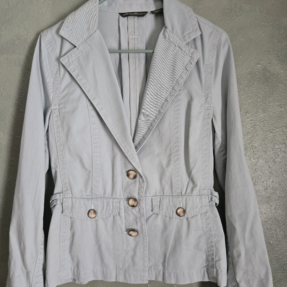 Eddie Bauer - Jacket Blazer - Light Blue - Women's Size 10